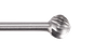 Round de acero inoxidable Slim Bur