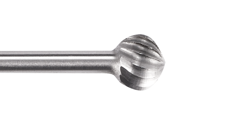 Round de acero inoxidable Slim Bur