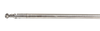 Burla redonda de acero inoxidable flexible