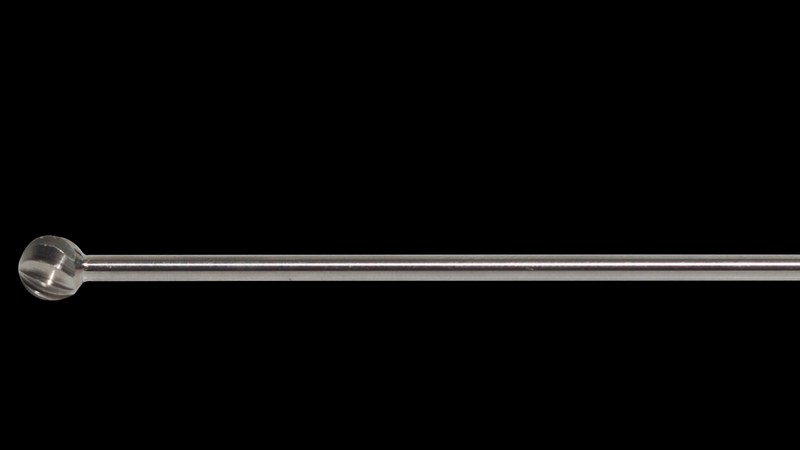 Round de acero inoxidable Slim Bur